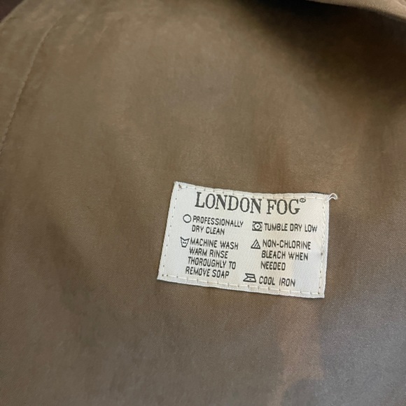 London Fog Suede Trench Coat - Picture 5 of 5